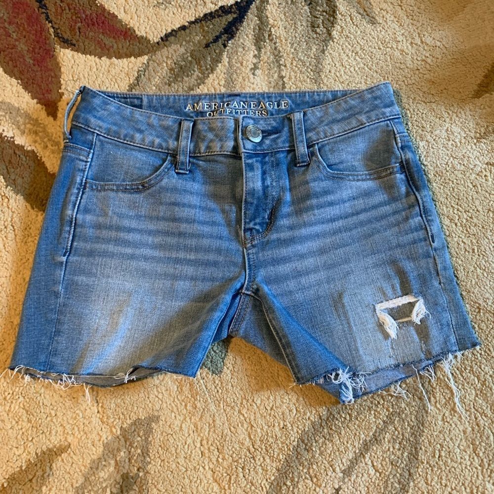American eagle denim jean shorts 00